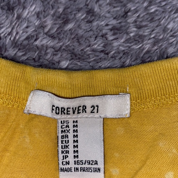 Yellow Distressed Tee - Picture 5 of 5